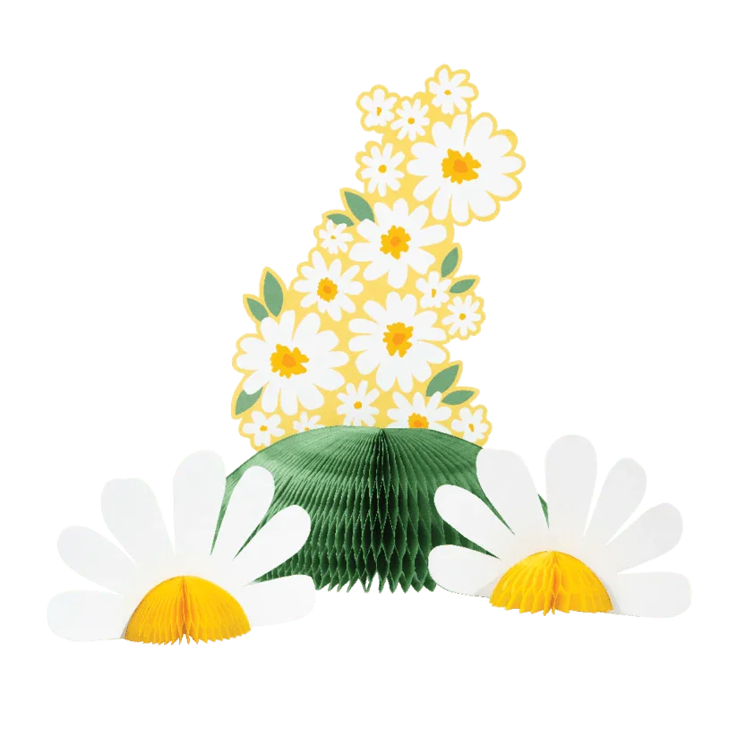 Sweet Daisy Honeycomb Centerpiece 12" | 1 ct