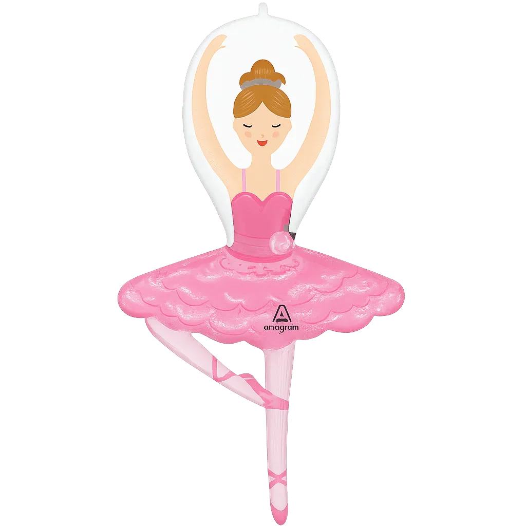 Ballerina Girl Supershape Mylar Balloon 25" | 1ct