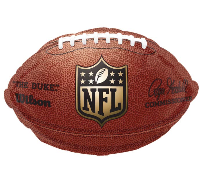NFL Football Standard Shape Mylar Balloon 18" | 1 ct