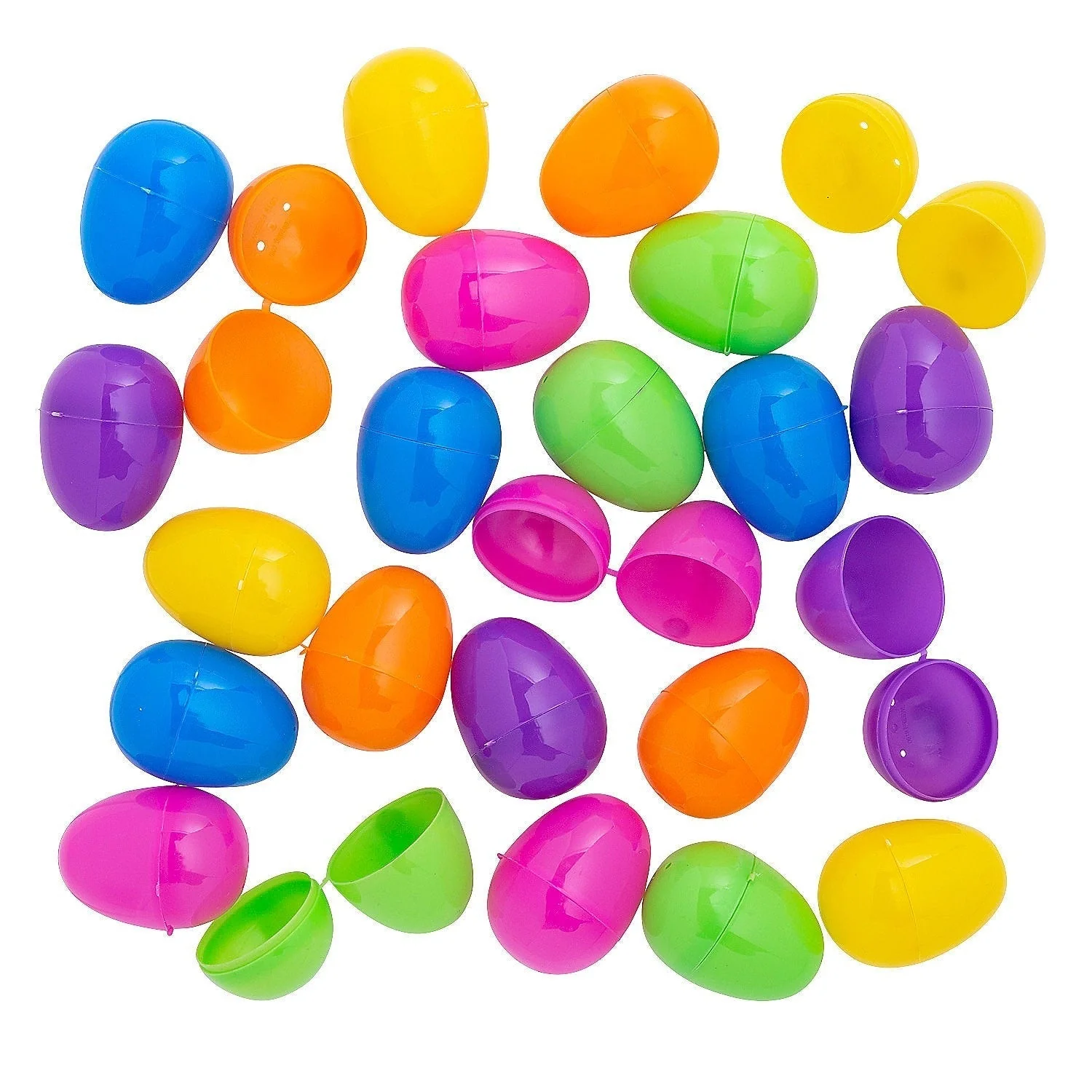 Easter Eggs Colorful Bright Plastic 2" | 144 ct