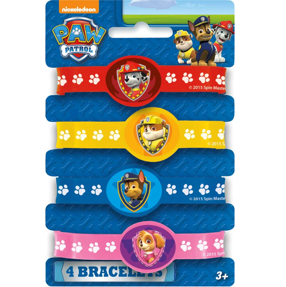 Paw Patrol Stretchy Bracelets | 4ct
