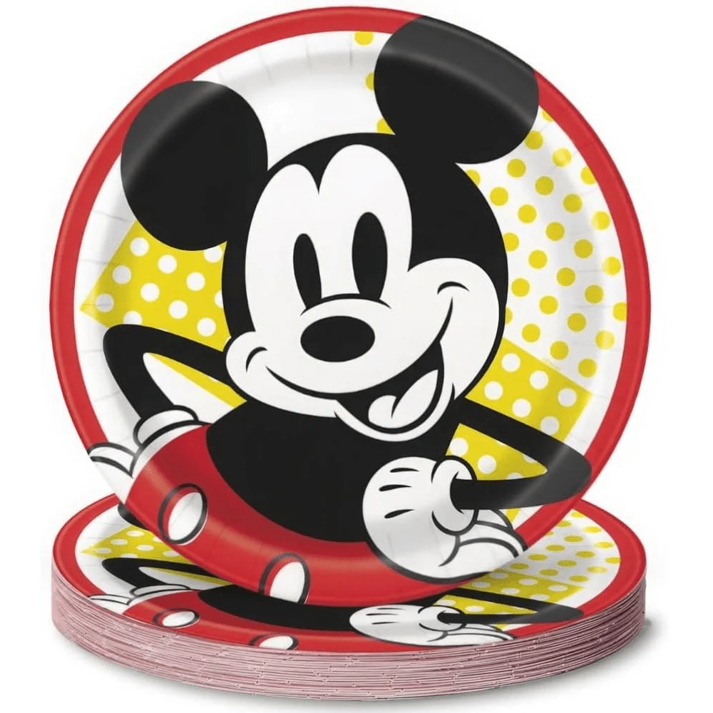 Mickey Mouse Paper Plates 9" | 8ct