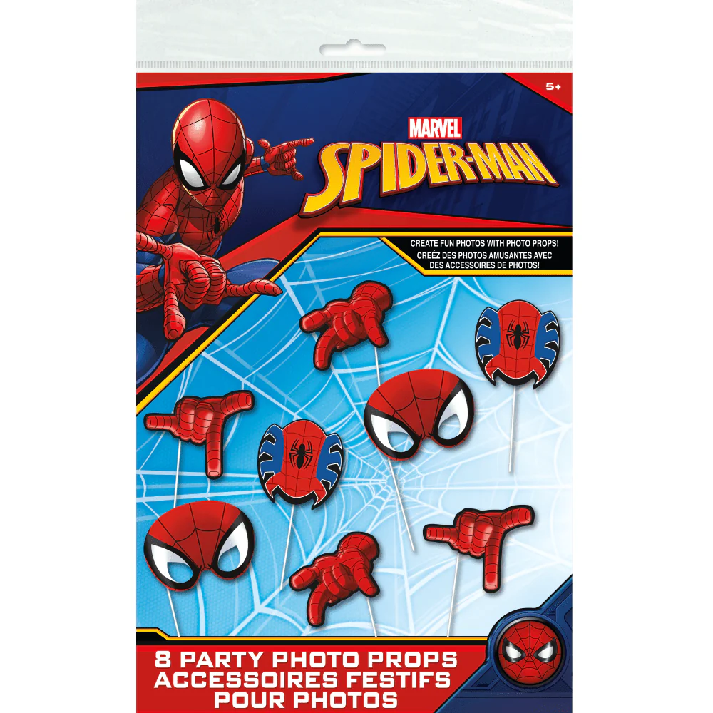 Spider-Man photo props | 8pcs