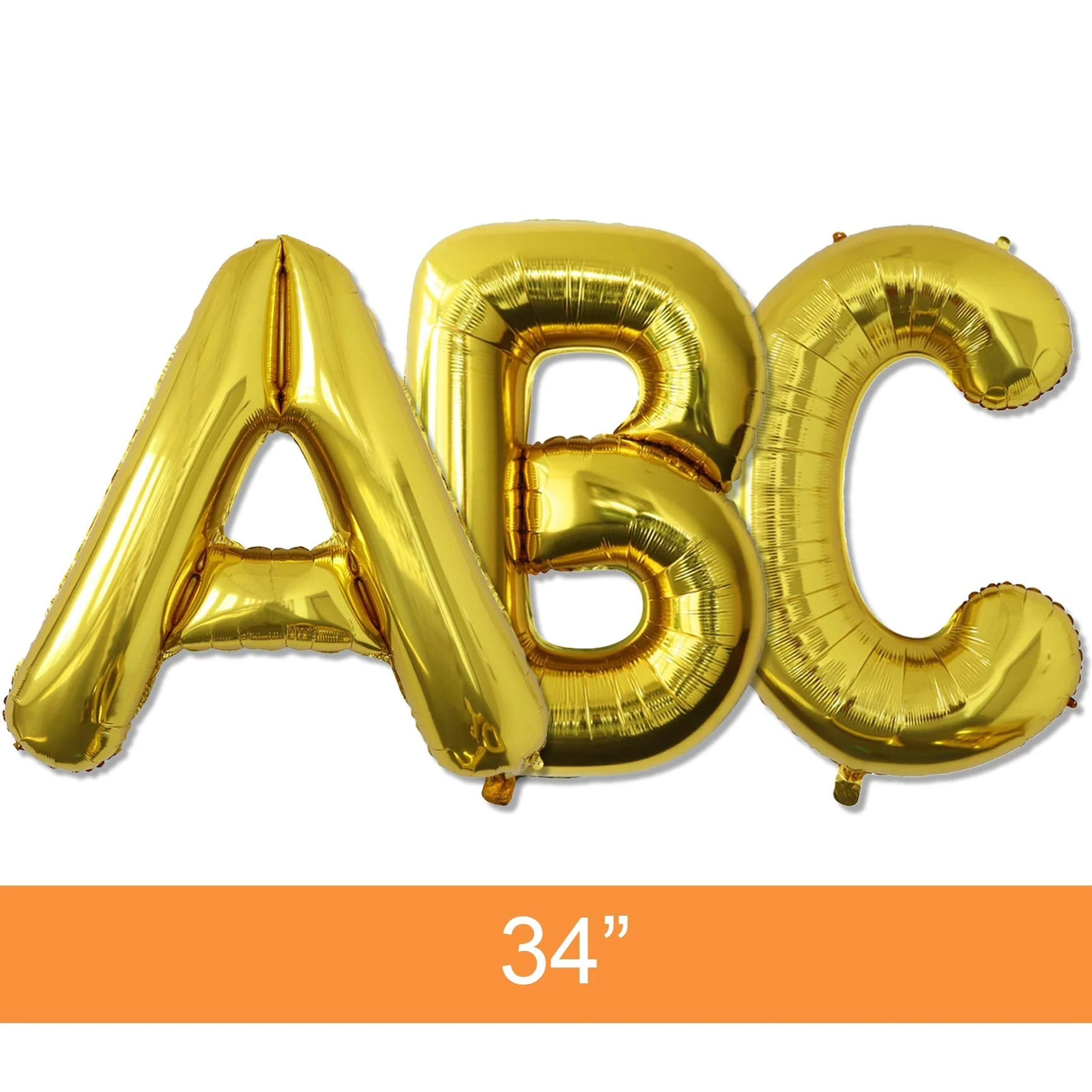 Gold Jumbo Metallic Balloon 34" | 1 ct
