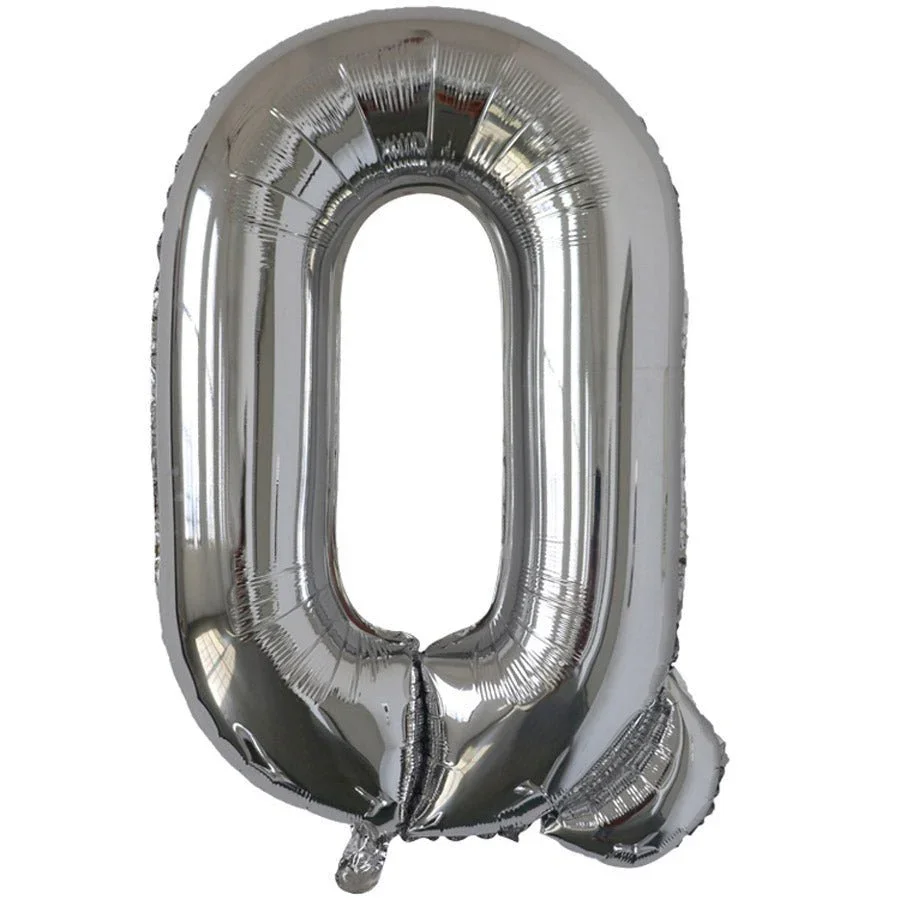 Silver Jumbo Letter Metallic Balloon 34" | 1 ct. - Image 18