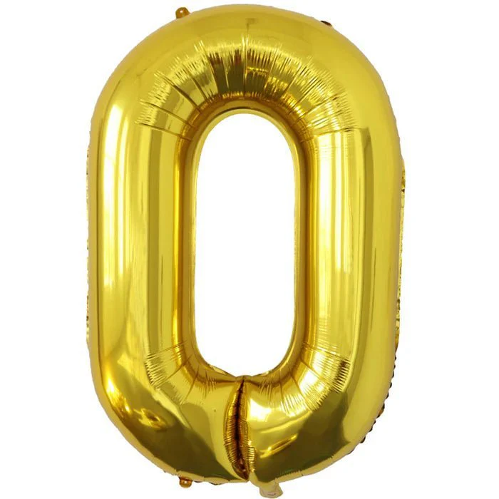 Air Filled Gold Mylar Letter Balloon, 16" | 1 ct - Image 16