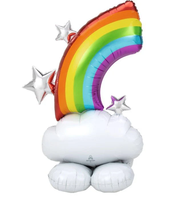 AirLoonz Decorative Rainbow Balloon Uninflated 52" | 1ct