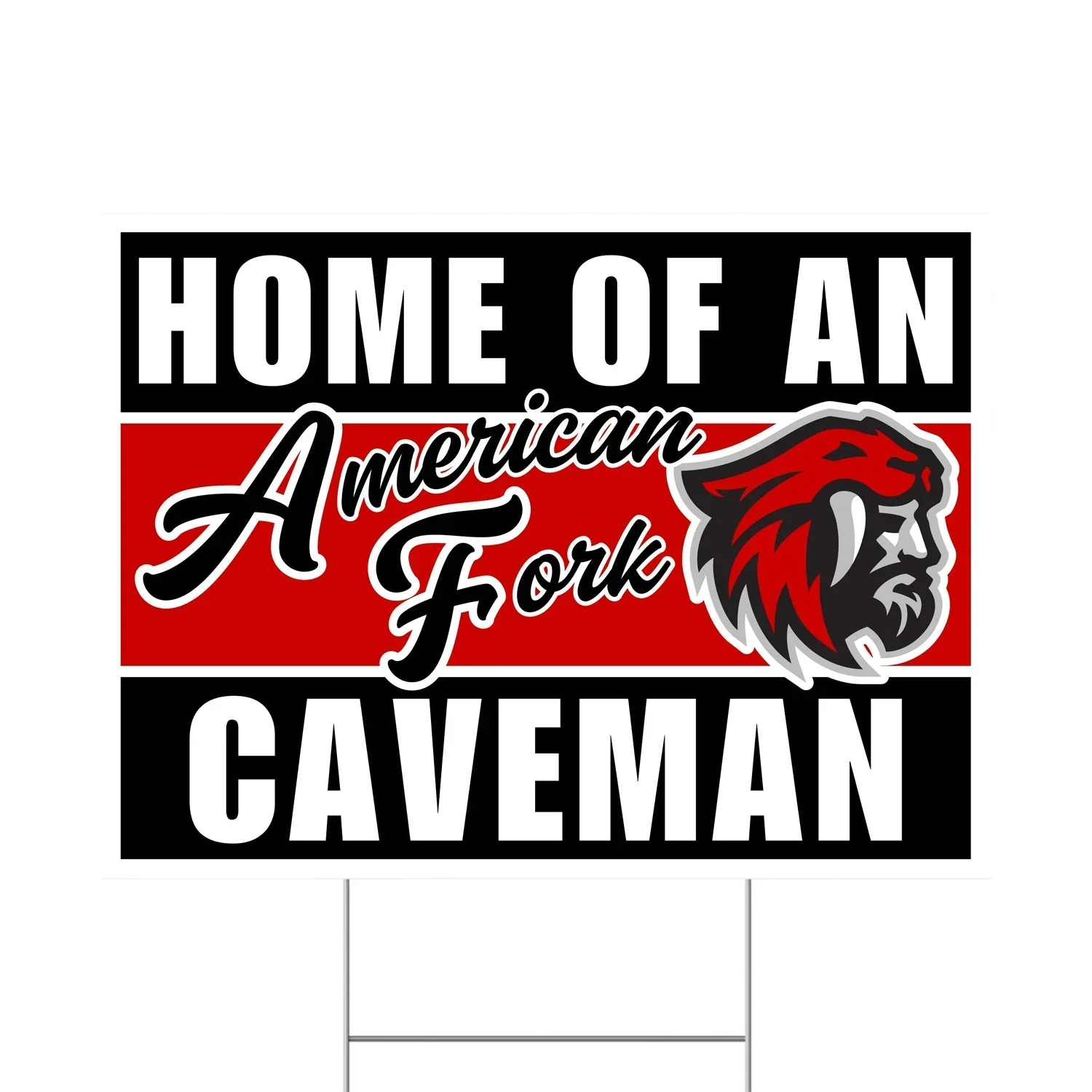 American Fork High School Spirit Yard Sign 24" x 18" | 1 ct