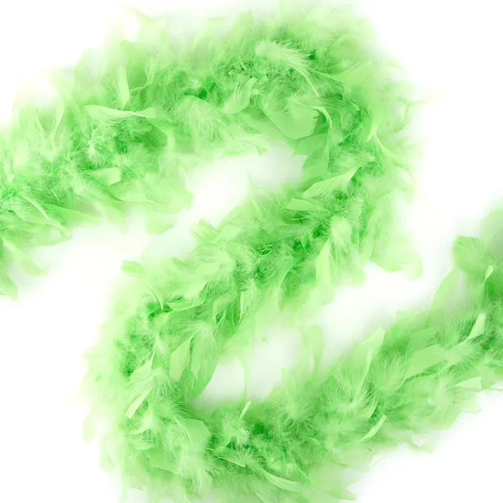 Apple Green Feather Boa | 20ct