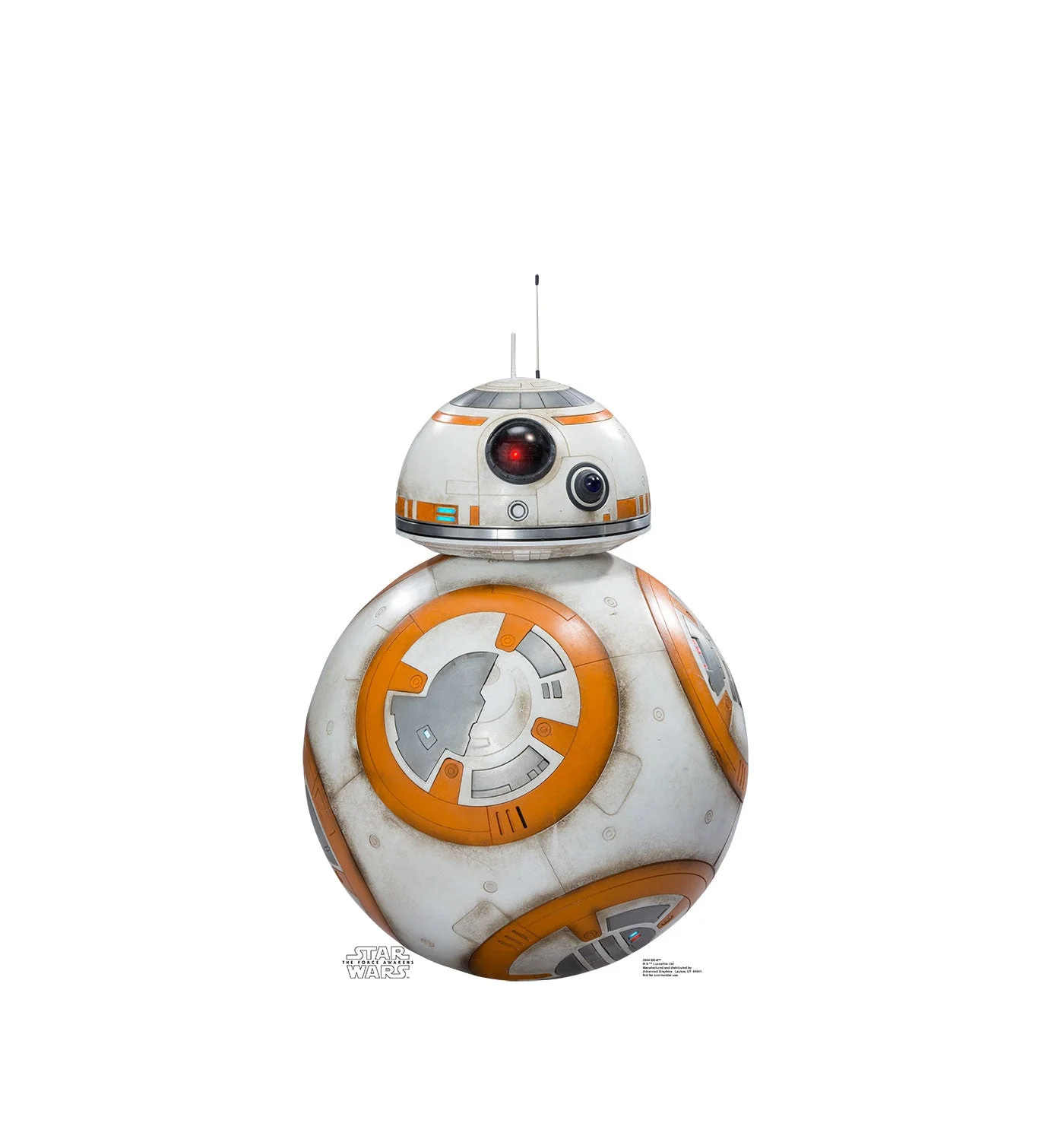 BB-8 - Star Wars - The Force Awakens Lifesize Standup *Made to order-please allow 10-14 days for processing*