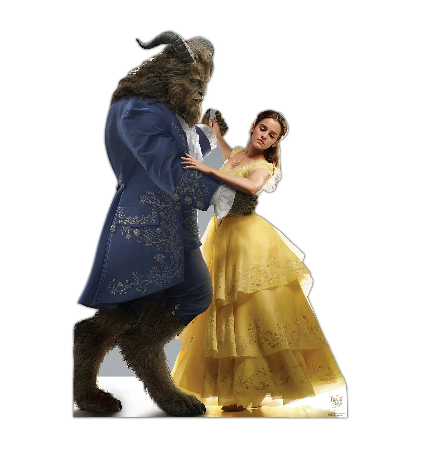 Life-size Belle and the Beast Cardboard Cutout *Made to order-please allow 10-14 days for processing*