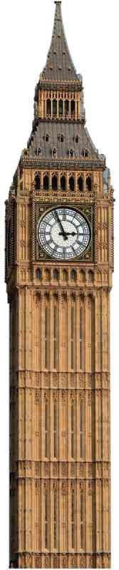 Big Ben Cardboard Standup *Made to order-please allow 10-14 days for processing*