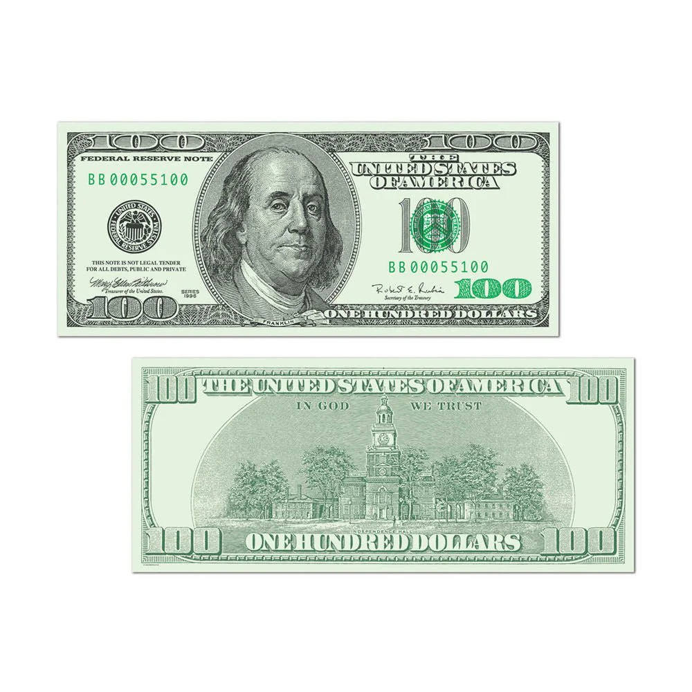 Big Bucks Cutout $100 Bill | 1ct