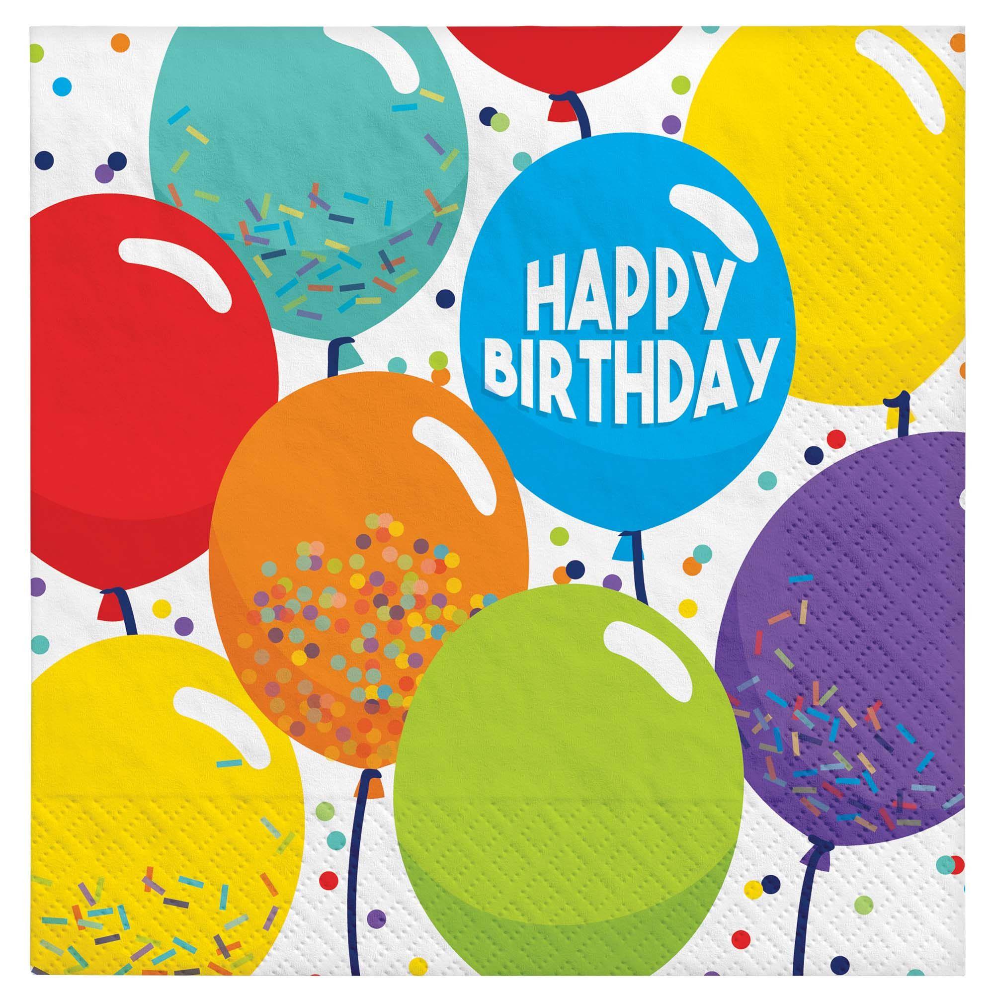 Birthday Celebration Luncheon Napkins | 125 ct