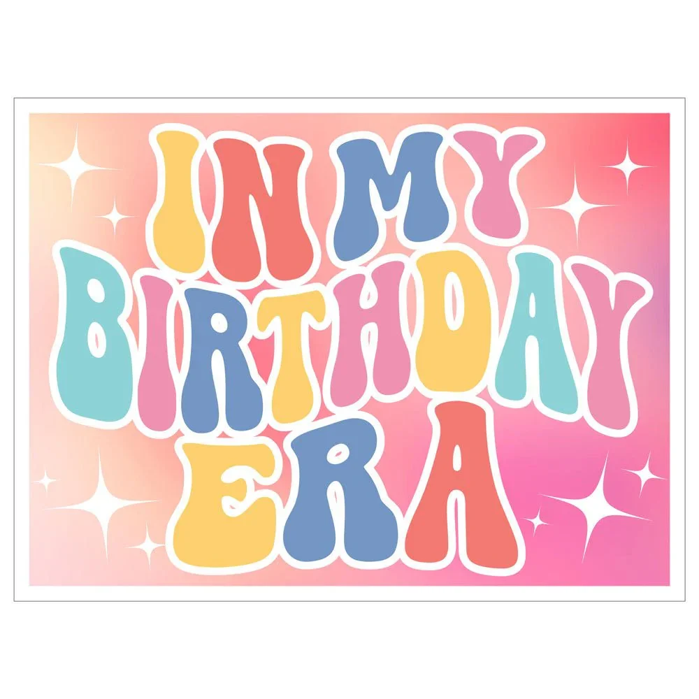 Birthday Era Yard Sign 24"x18" | 1ct