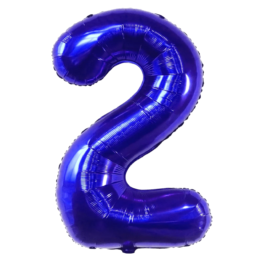 Blue Jumbo Number Balloons 34" | 1 ct - Image 13