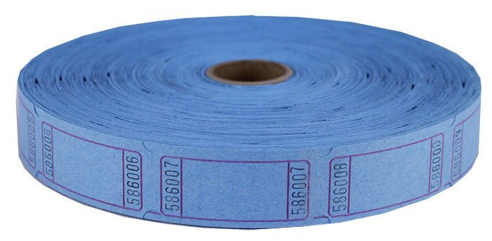 Blue Single Ticket Roll | 2000ct