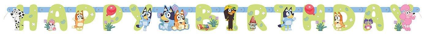Bluey Happy Birthday Jointed Banner 6' | 1 ct
