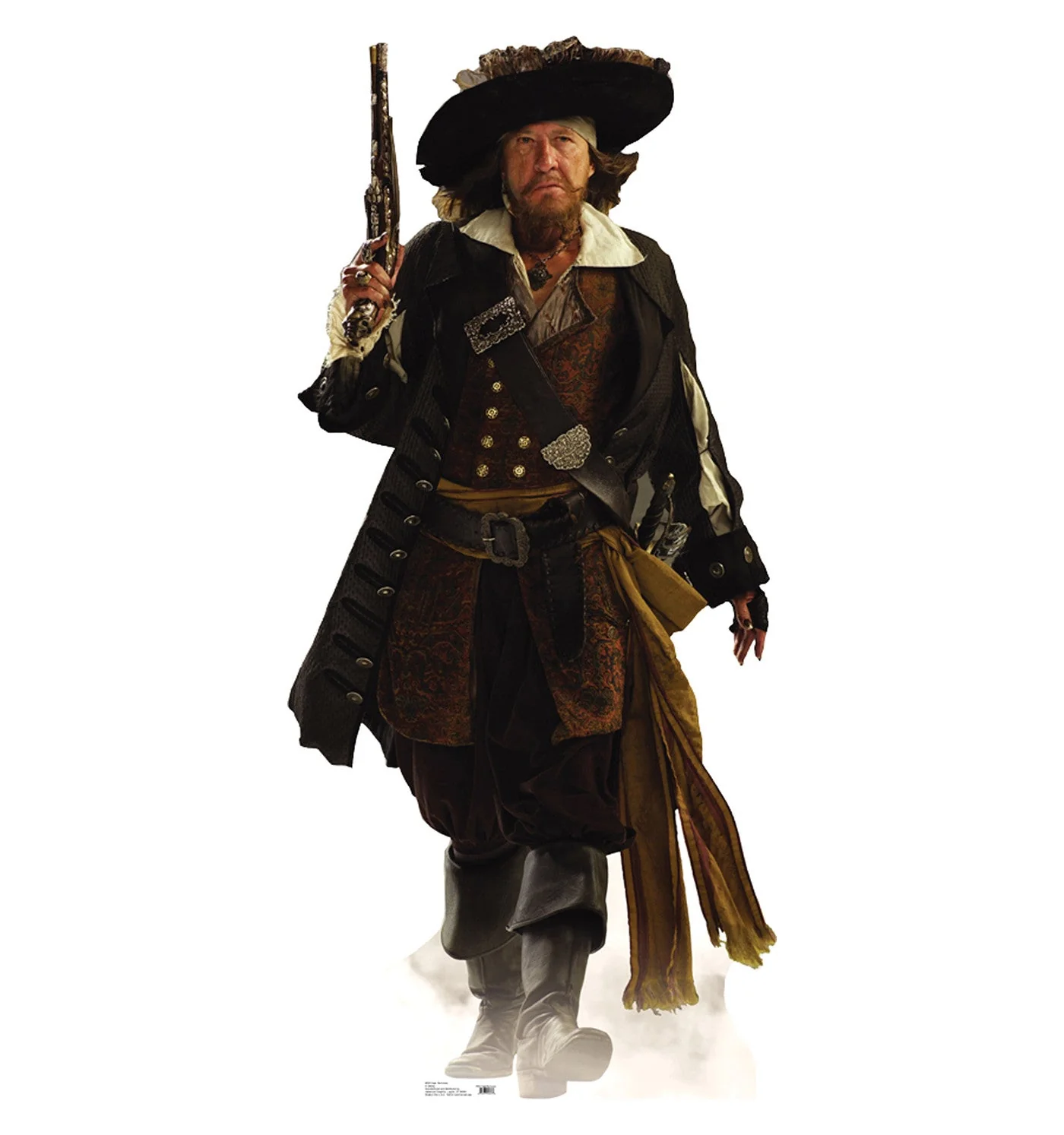 Captain Barbossa Lifesize Standup *Made to order-please allow 10-14 days for processing*