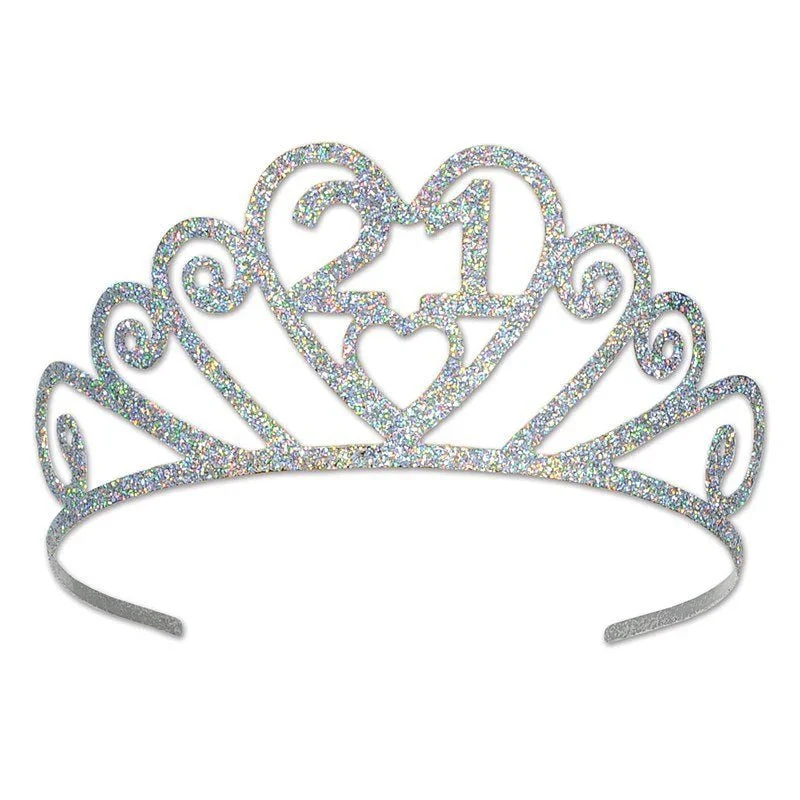 Finally 21 Glitter Tiara | 1 ct