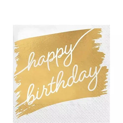 Golden Age Luncheon Napkins 16pk | 1ct
