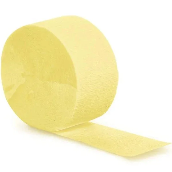 Mimosa Crepe Paper Streamer 81ft | 1ct