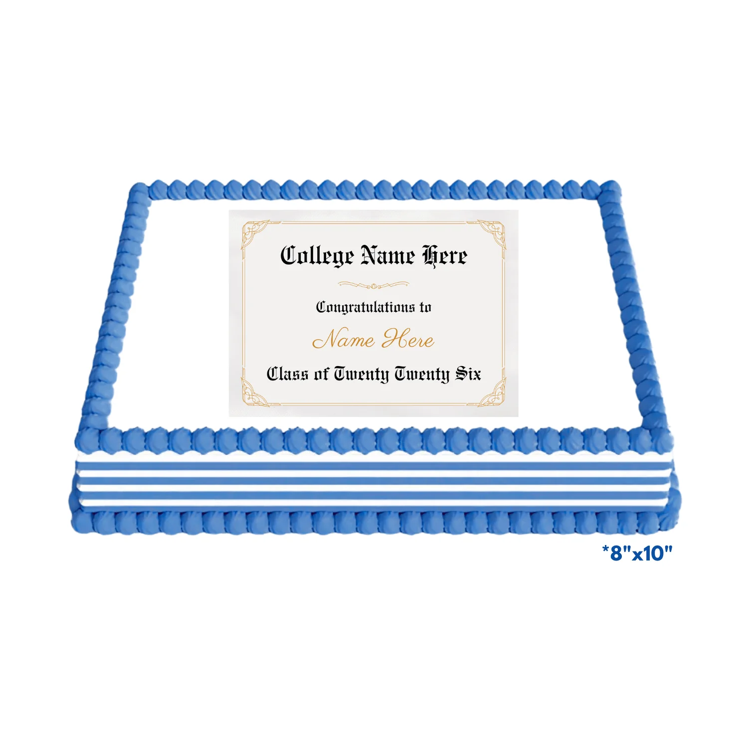 Diploma Edible Image 8"x10" | 1ct - Image 3