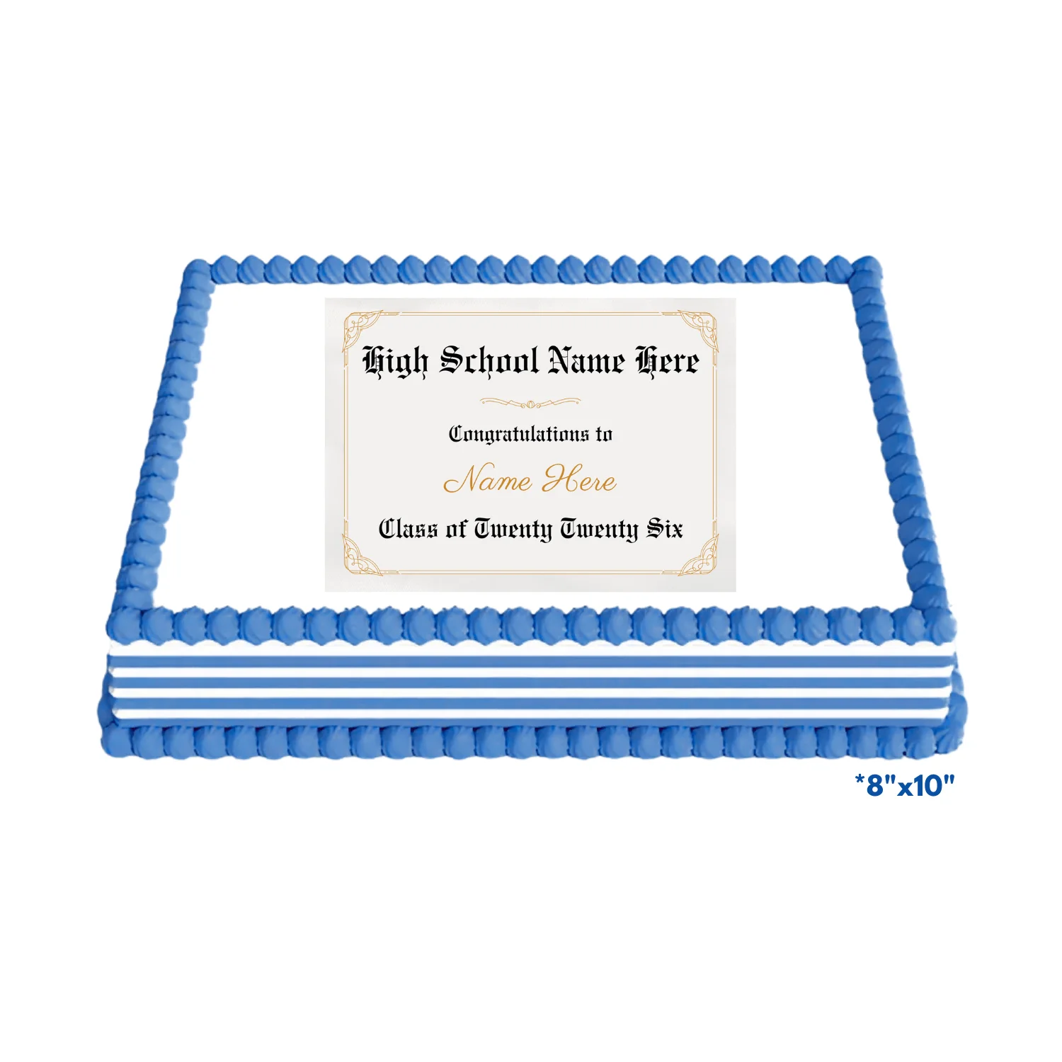 Diploma Edible Image 8"x10" | 1ct - Image 4
