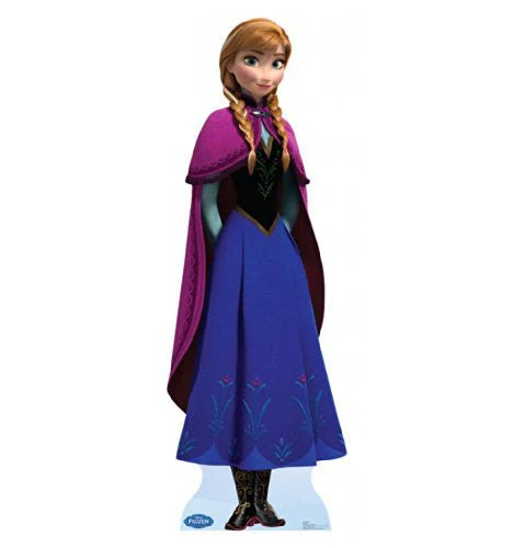 Life-size Anna Disney's Frozen Cardboard Standup *Made to order-please allow 10-14 days for processing*