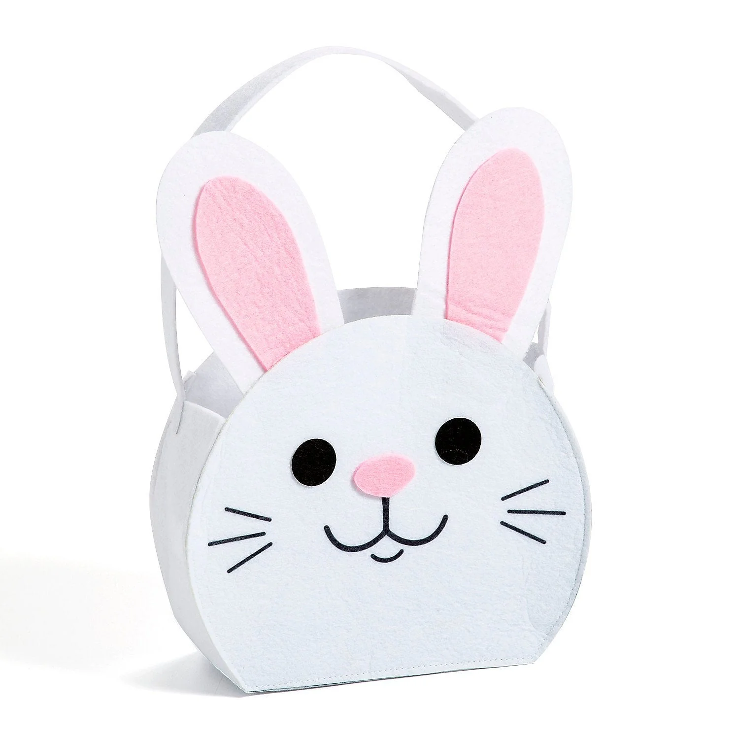 Easter Felt Bunny Basket 8 3/4" x 13" | 1 ct