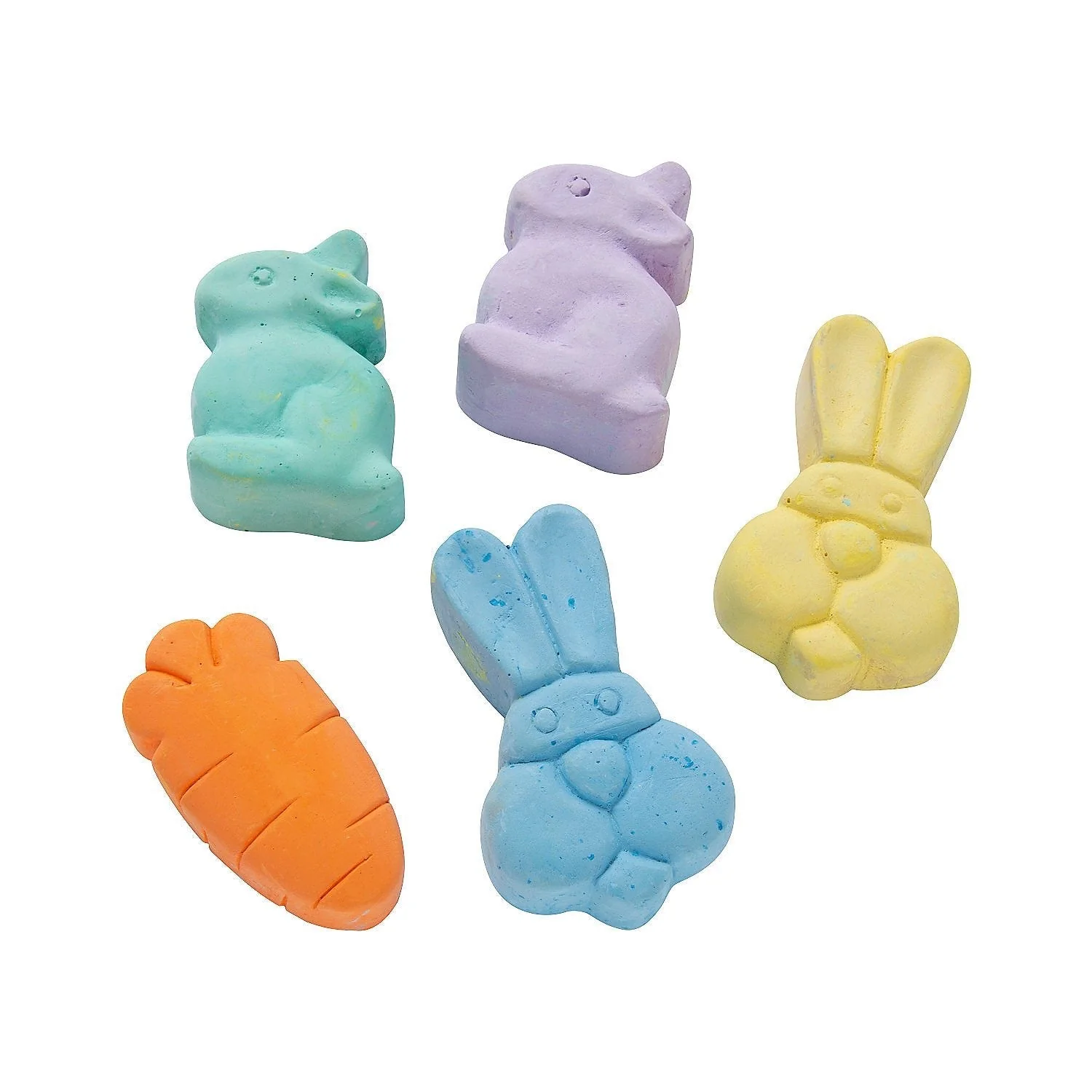 Easter Bunny Chalk Sets, 3" | 6 ct