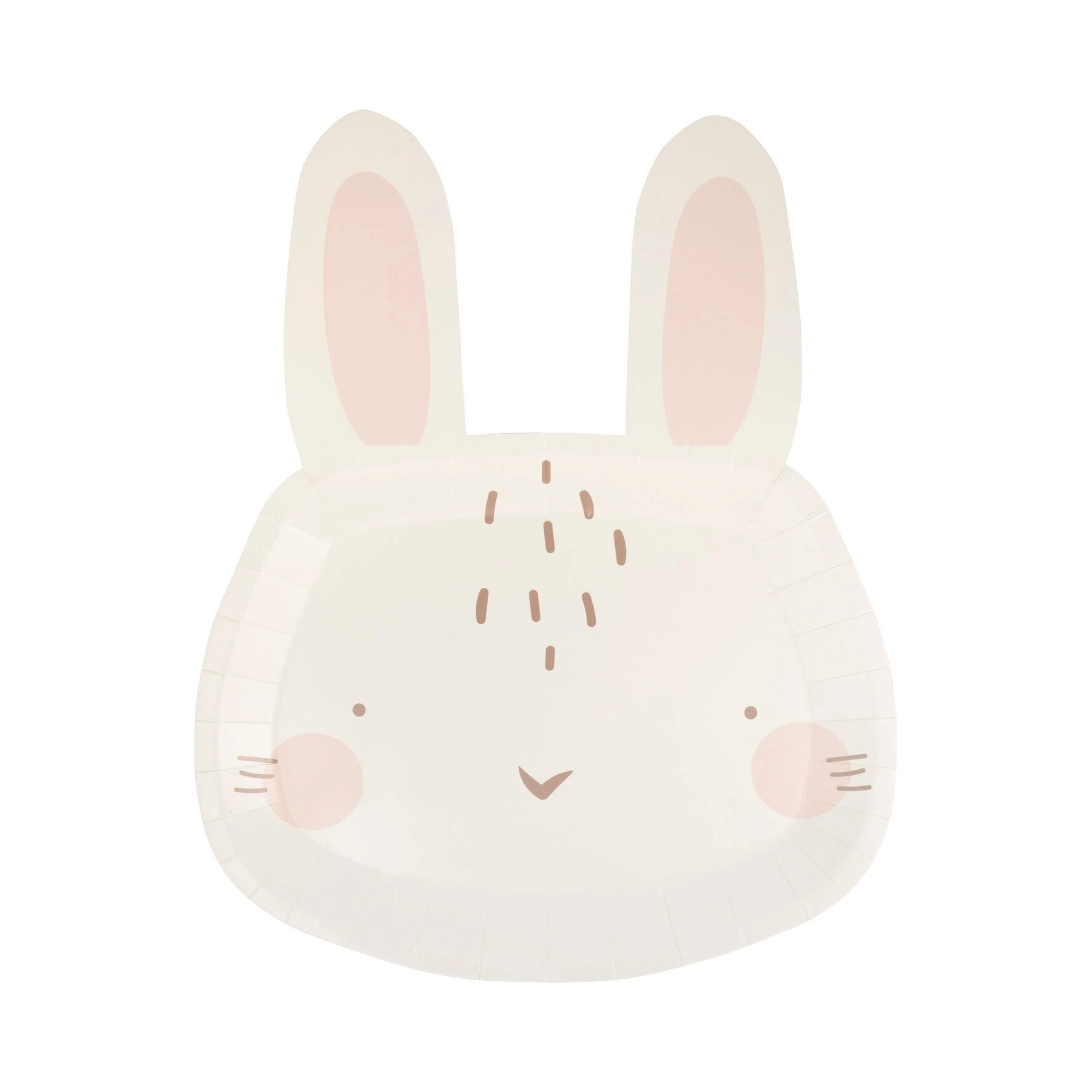 Easter Bunny Shaped Plate 11" | 8 ct