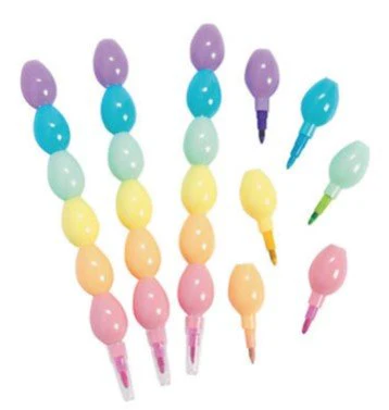 Easter Egg Stacking Crayons | 6ct