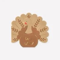 Folk Turkey Napkins | 1ct