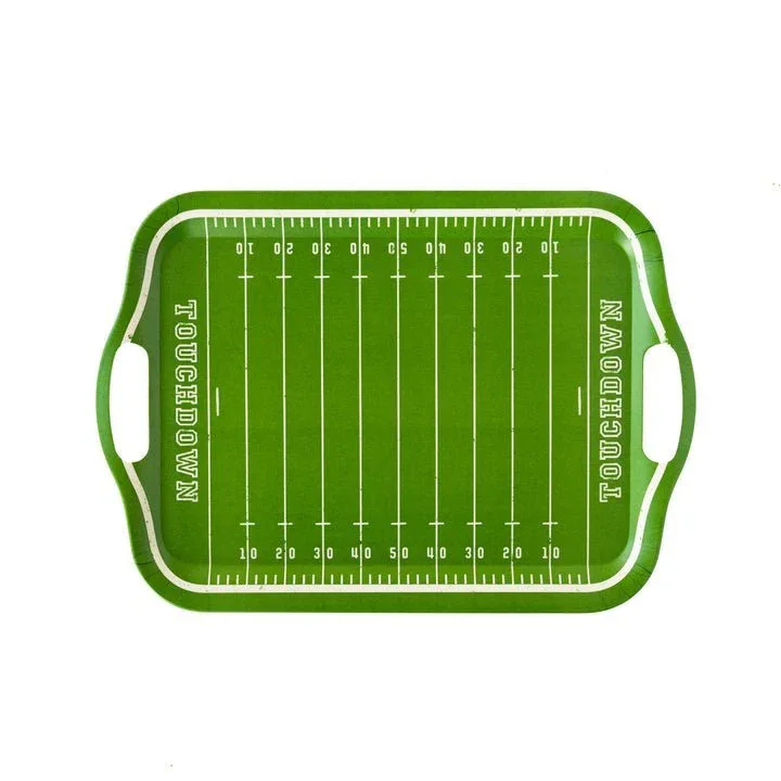 Football Field Bamboo Reusable Tray 16.5" | 1 ct
