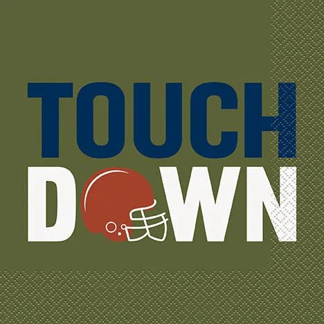 Football Tailgate Touchdown Lunch Napkins | 16 ct