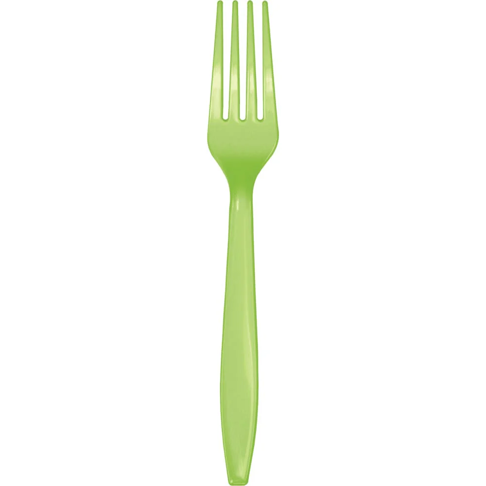 Fresh Lime Premium Plastic Forks 24 | ct