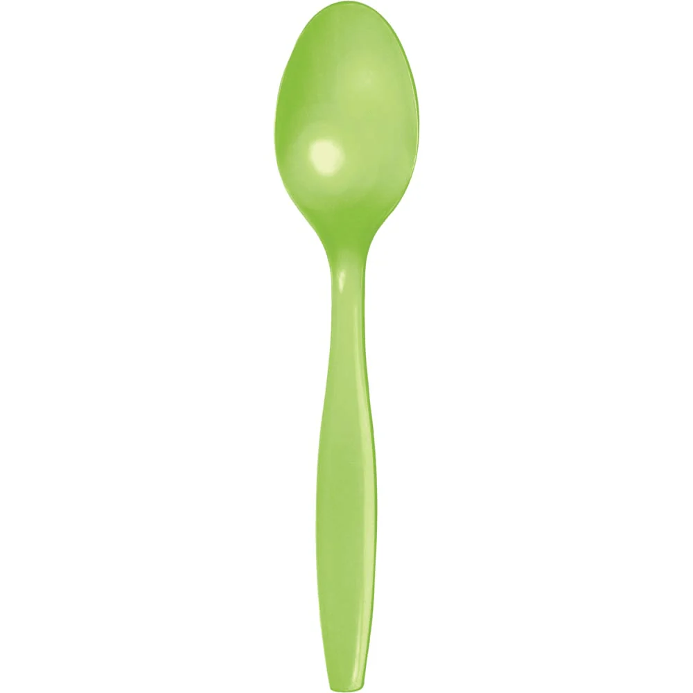 Fresh Lime Premium Plastic Spoons 24 | ct