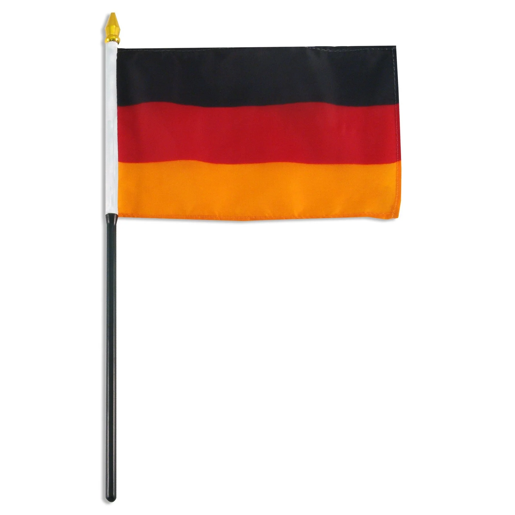 Germany Flag with Stick | 4" x 6"