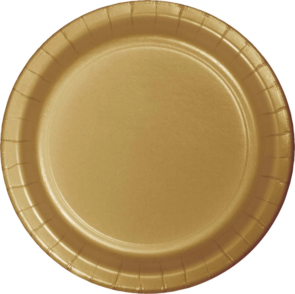 Glittering Gold Dinner Plates | 24ct