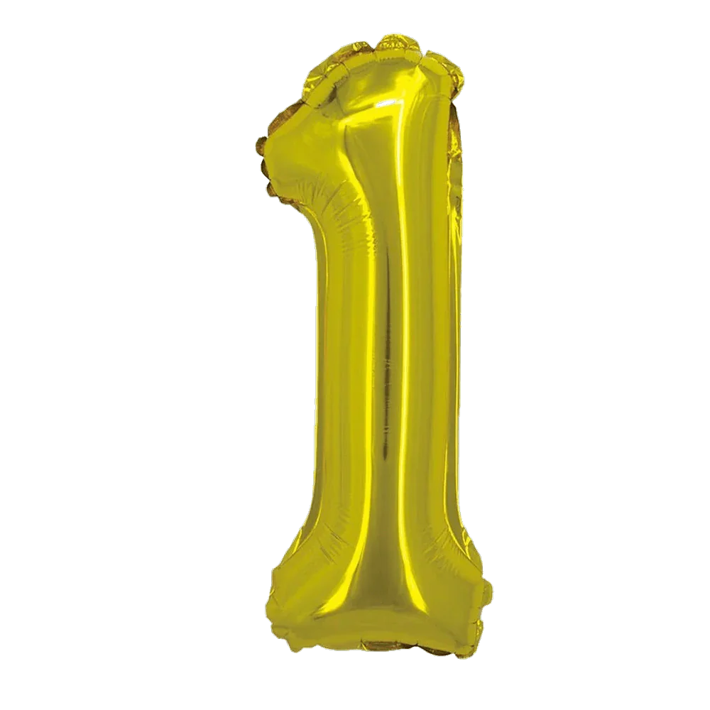 Gold Jumbo Number Balloons 34" - Image 13