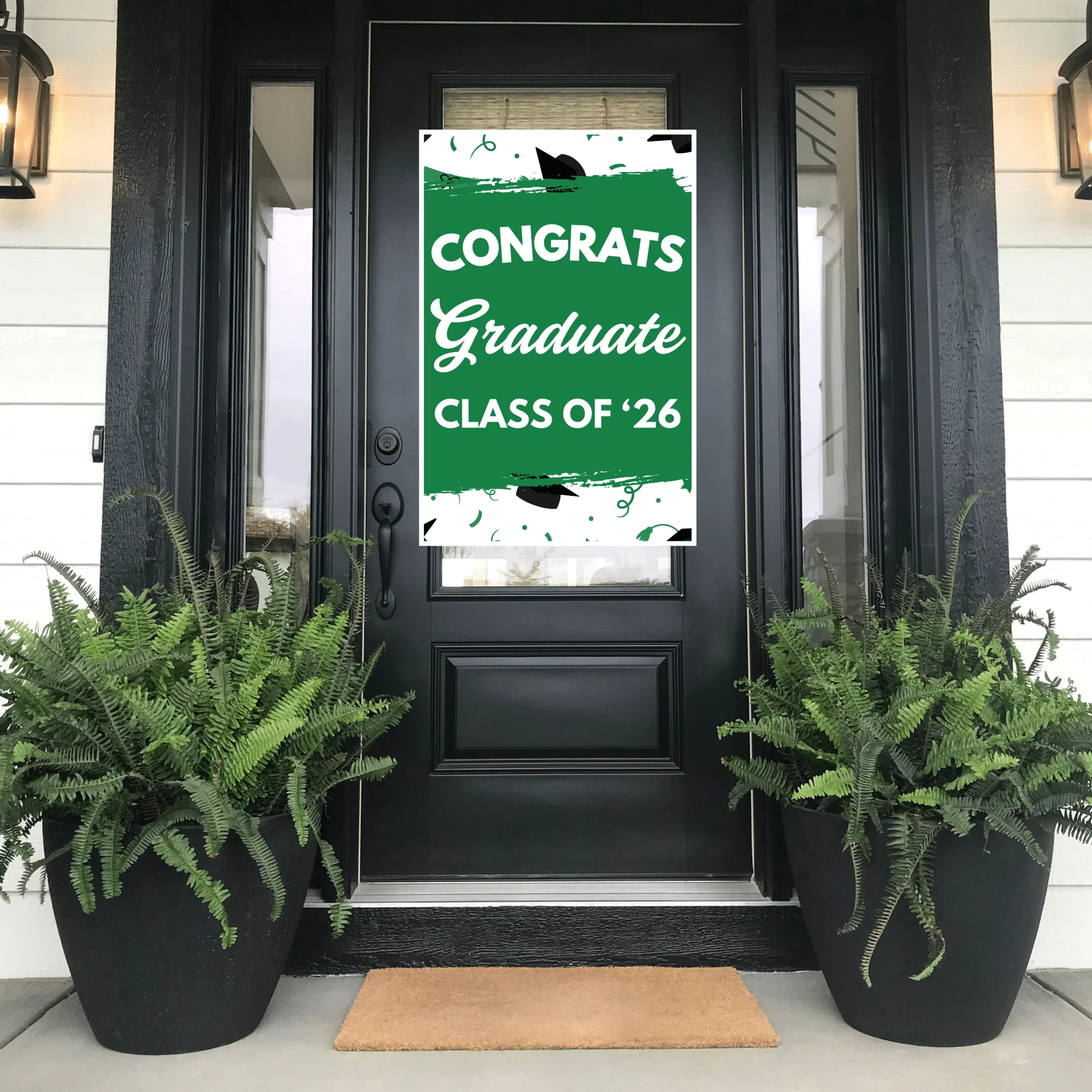 Grad In Color Congrats Graduate Door Banner 24"x36" | 1ct - Image 5