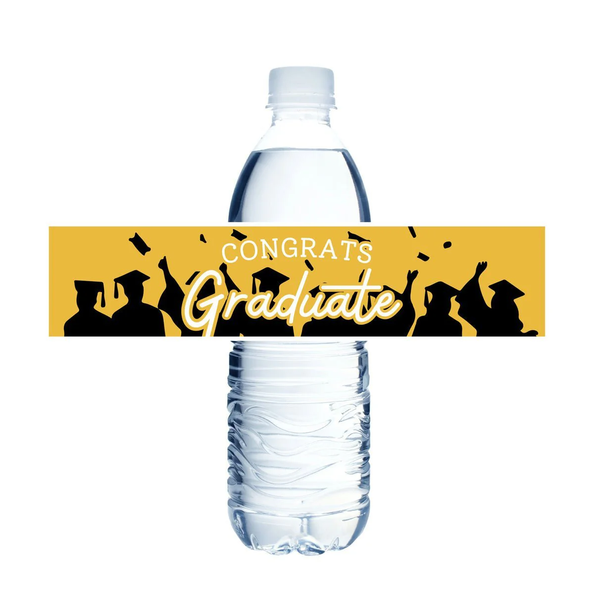 Grad in Color Congrats Water Bottle Labels | 12ct - Image 10