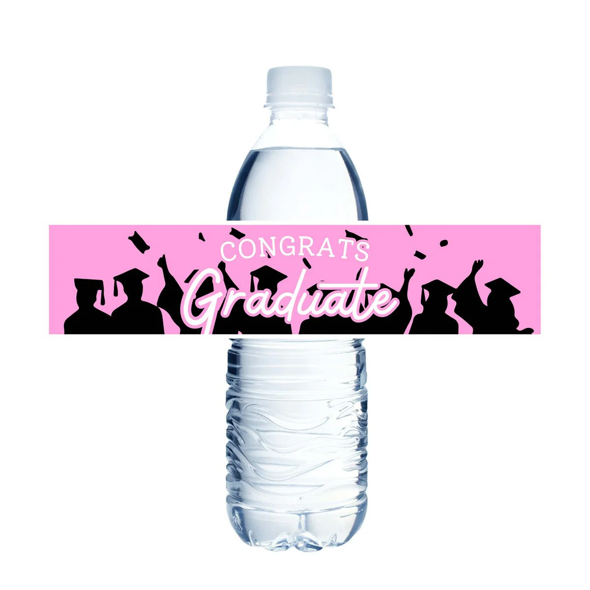 Grad in Color Congrats Water Bottle Labels | 12ct - Image 13