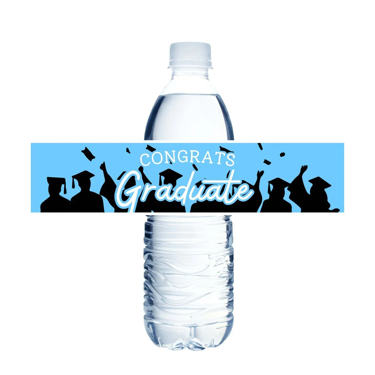 Grad in Color Congrats Water Bottle Labels | 12ct - Image 2