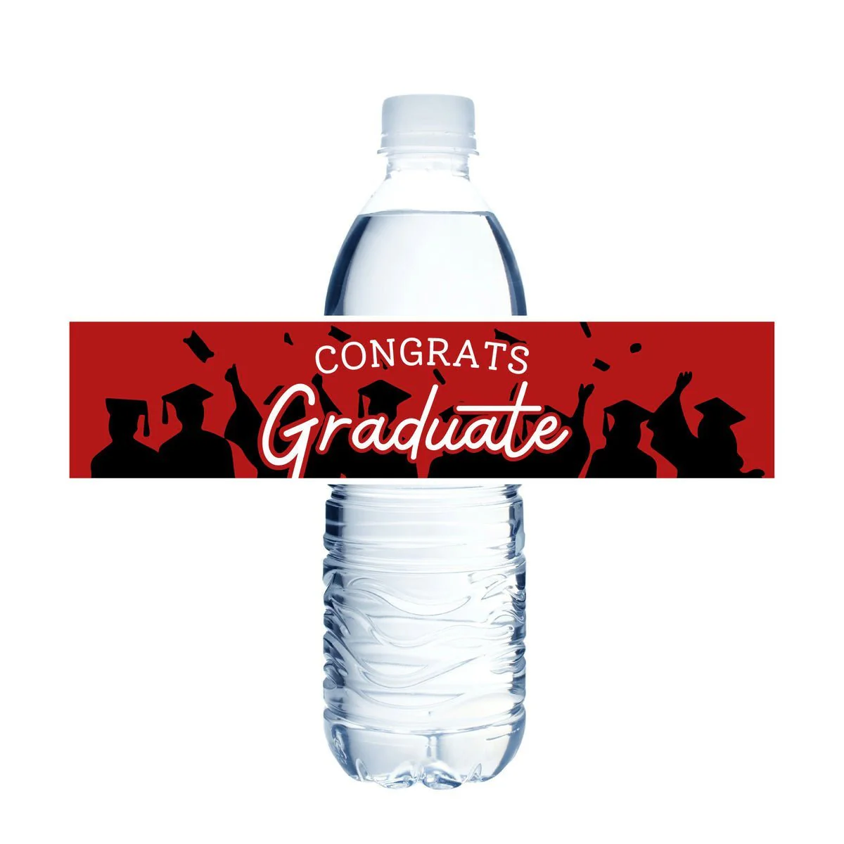 Grad in Color Congrats Water Bottle Labels | 12ct - Image 4