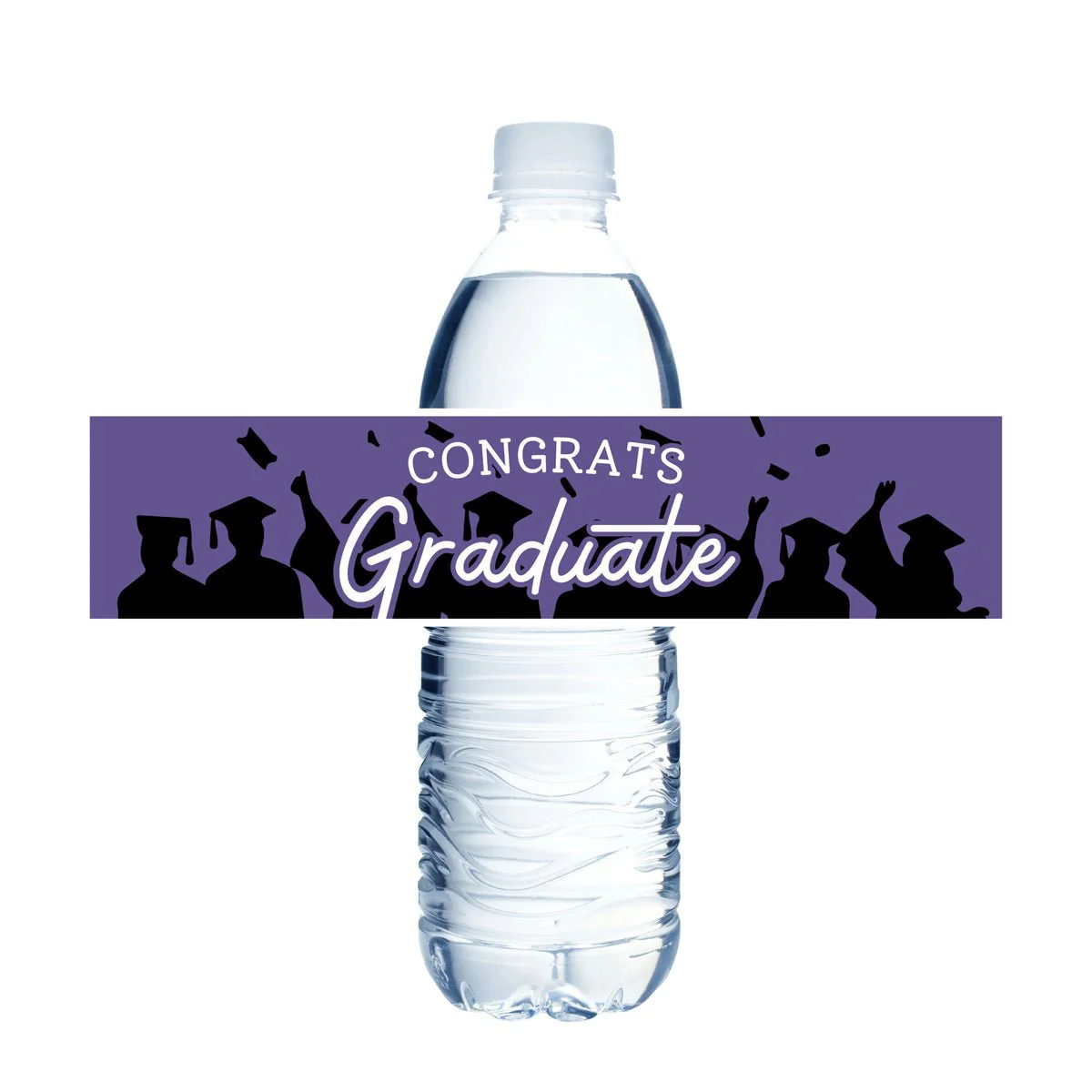Grad in Color Congrats Water Bottle Labels | 12ct - Image 5