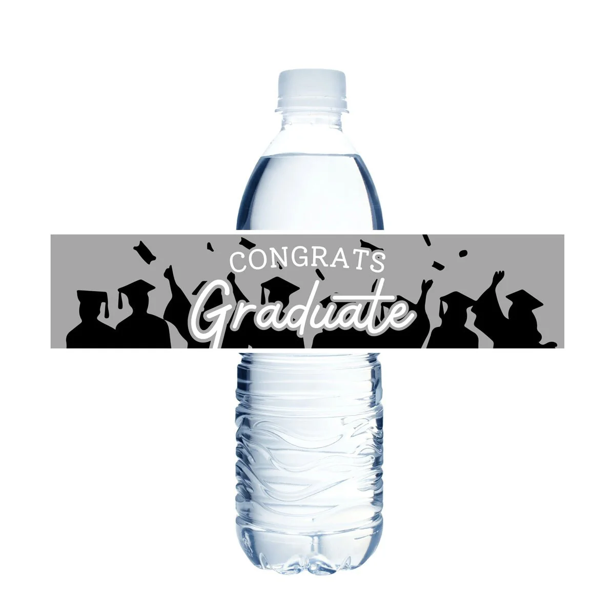 Grad in Color Congrats Water Bottle Labels | 12ct - Image 7
