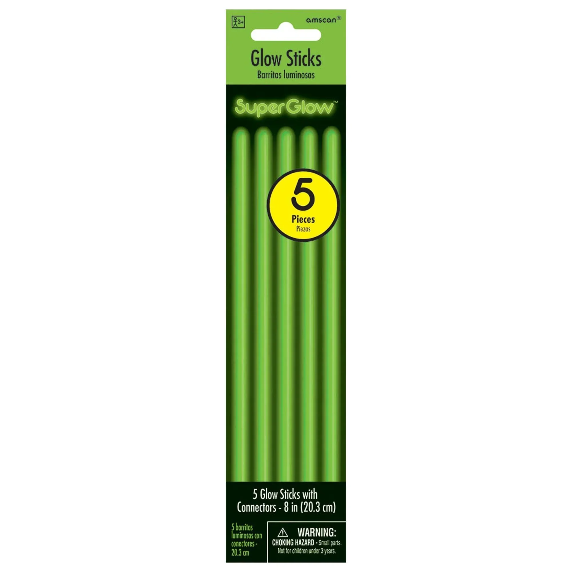 Green Glow Sticks 8" | 5ct
