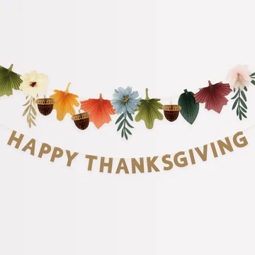 Happy Thanksgiving Garland | 1ct